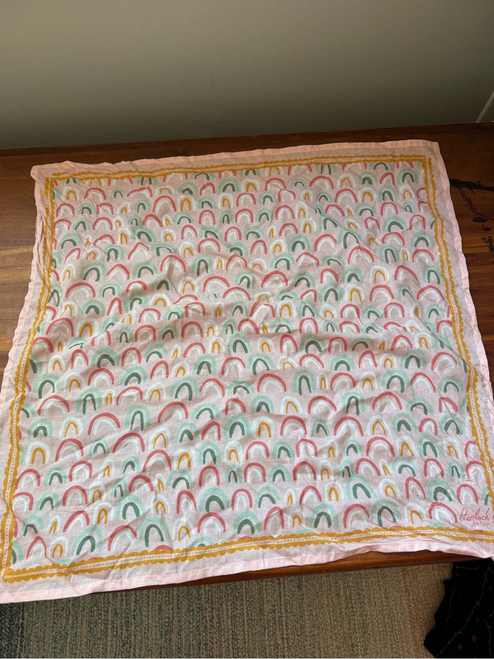 Hemlock no. 047 rainbows bandana